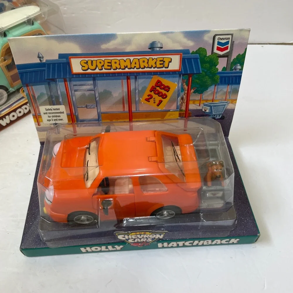 FOUR NEW IN BOX VINTAGE THE CHEVRON CARS 1997-1999